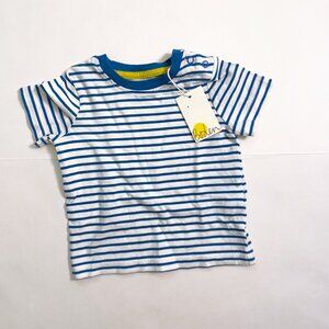 NWT Baby Boden Striped Tee, Size 3-6 Months